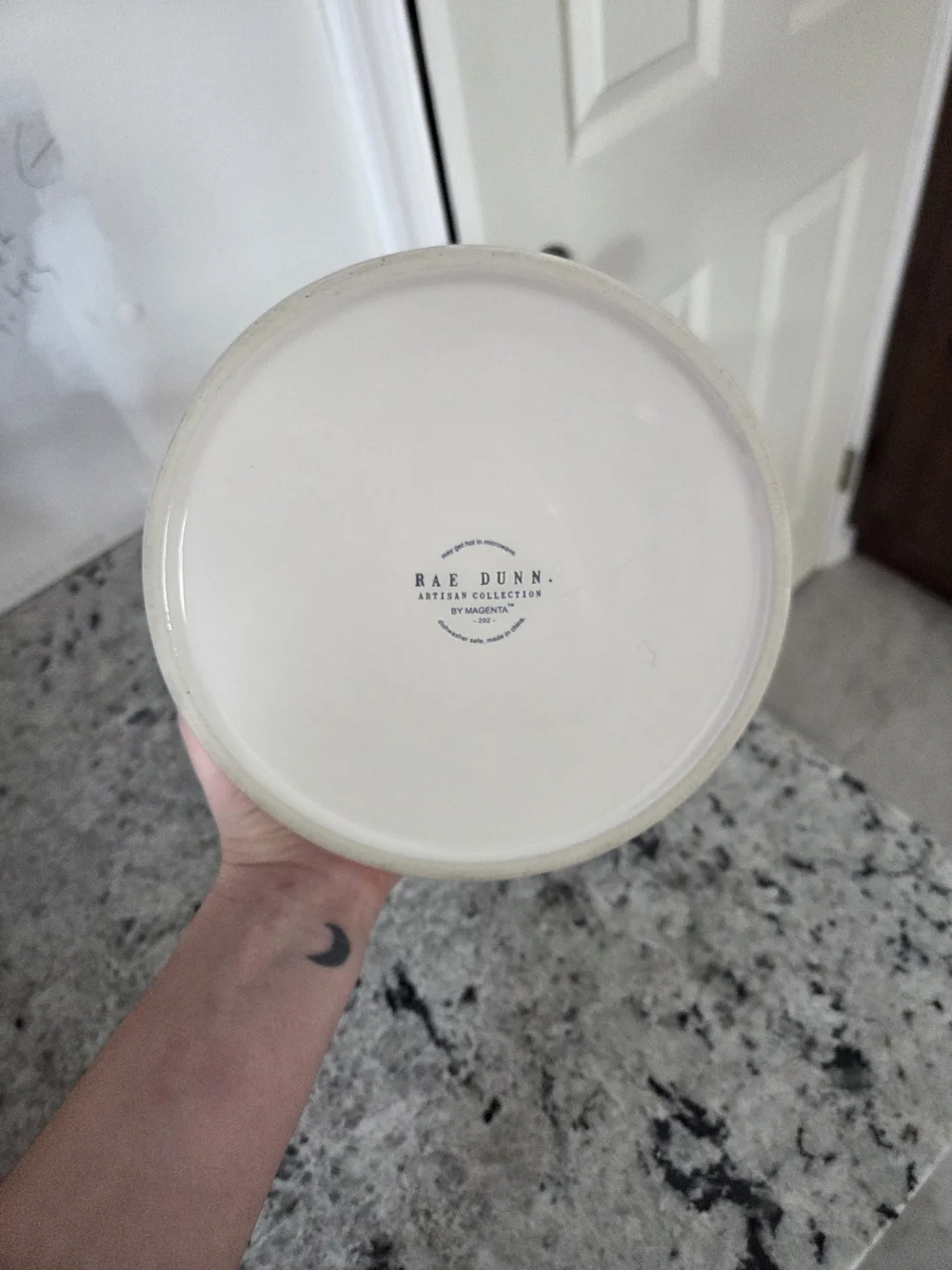 Rae Dun 'Drink Up' Ceramic Pet Bowl